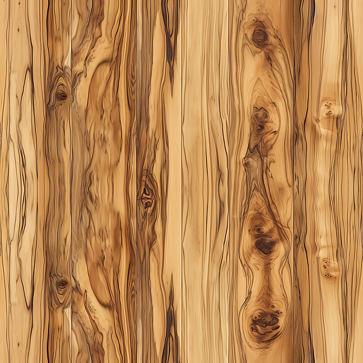 Spalted Wood Planks with Distinctive Knots and Grain seamless PBR texture preview
