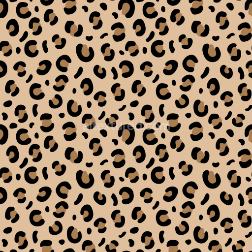 Seamless 3D PBR Leopard Print Fabric Texture with Distinctive Spots