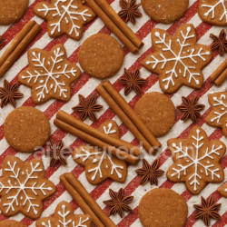seamless Seamless 3d texture pbr 8k gingerbread icing holiday sweets surface texture 8k free download PBR