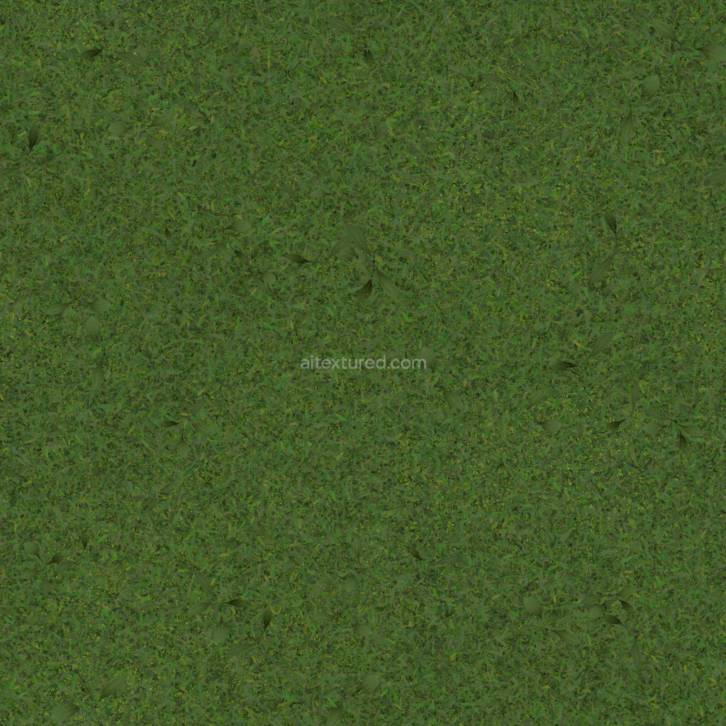 Seamless grass texture with lush greenery and fine details
