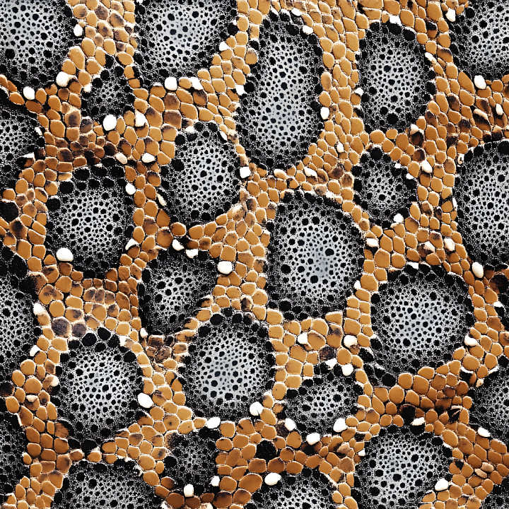 Reptile Skin Featuring Detailed Scales and Organic Patterning seamless PBR texture preview
