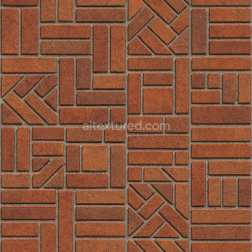 Patterned Brick Seamless Texture