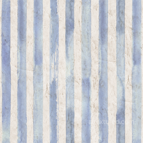 Watercolor Stripes Fabric Texture in Blue and Cream Watercolor Stripes texture preview