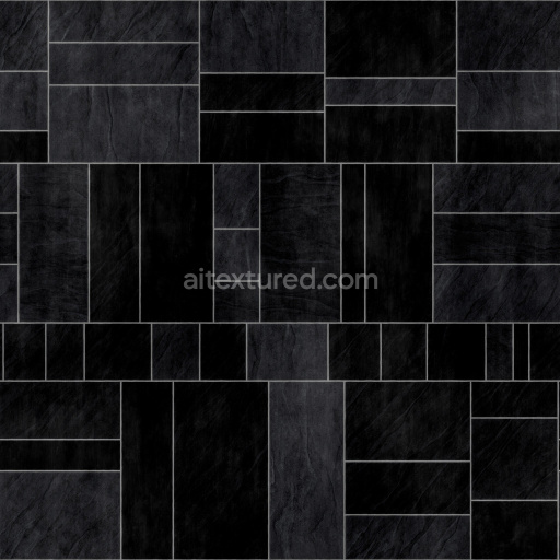 Tiles Dark Seamless Stylish Matte Pbr Tileable Modern Coarse Textured