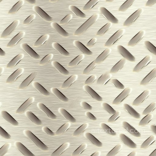 Brushed Steel Diamond Plate PBR Texture with Subtle Gloss and Linear Grain seamless Metal PBR texture