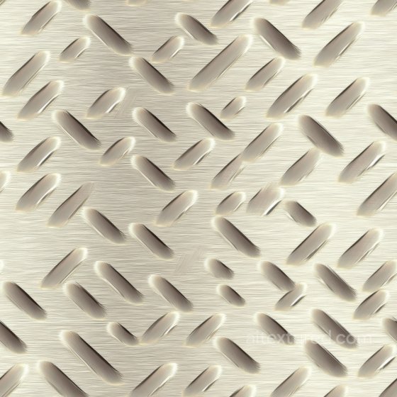 Brushed Steel Diamond Plate PBR Texture with Subtle Gloss and Linear Grain Metal texture preview