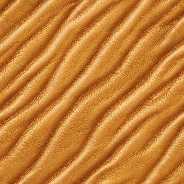 Vintage Tan Leather with Wrinkles and Natural Grain seamless PBR texture preview