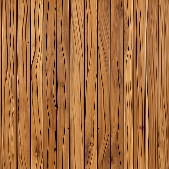 Light Pine Wood Planks with Natural Grain and Knots seamless PBR texture preview