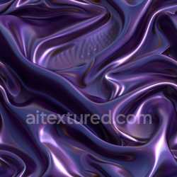 seamless Seamless 3D PBR Texture of Glossy Purple Satin Fabric with Soft Folds texture 8k free download PBR