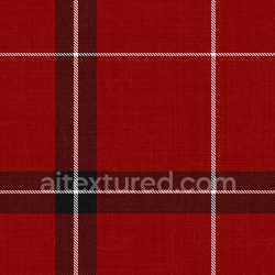 seamless Fabric Red Plaid Seamless Textile Pattern Woven Soft Modern Stylish texture 8k free download PBR