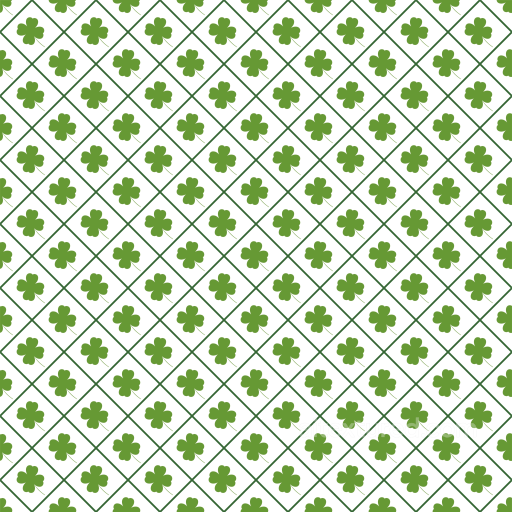 Digital Paper Texture with Green Clover Pattern seamless St patrick digital paper bundle PBR texture