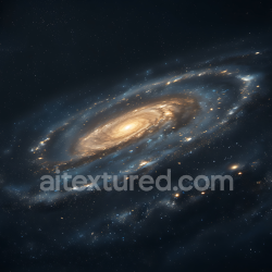 seamless Seamless 3D PBR Spiral Galaxy Space Texture with Glowing Star Clusters texture 8k free download PBR