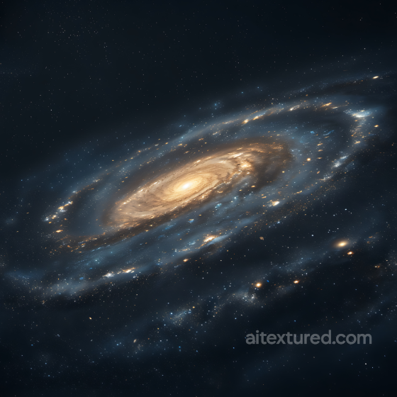 Spiral Galaxy Space Texture with Glowing Star Clusters Star, space, planets texture preview