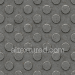 seamless Seamless 3d texture pbr 8k tactile plate embossed circles with industrial gray finish texture 8k free download PBR