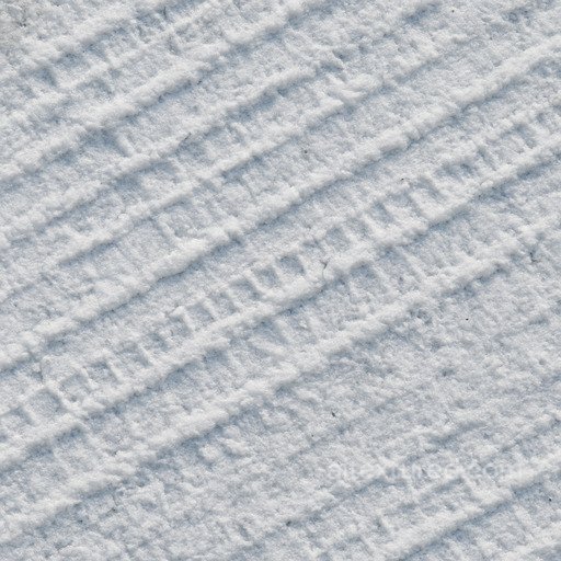 Packed Snow Compressed Tracks seamless Snow-ice PBR texture