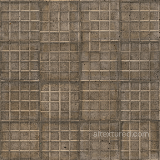 Grid Dirty Rough - Dirty Rough Uneven Uneven Urban Floor seamless Concrete PBR texture