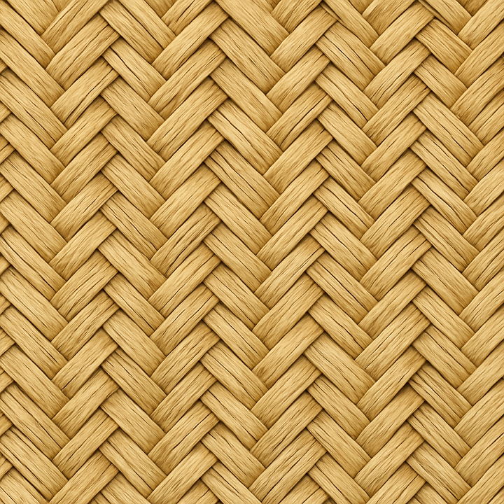 Patterned Straw seamless PBR texture preview