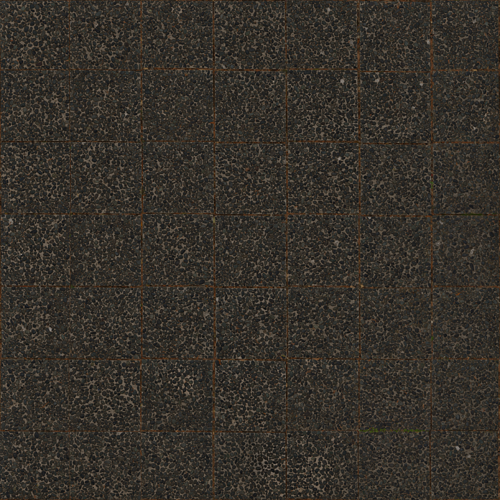 Pebble Embedded Concrete seamless PBR texture preview