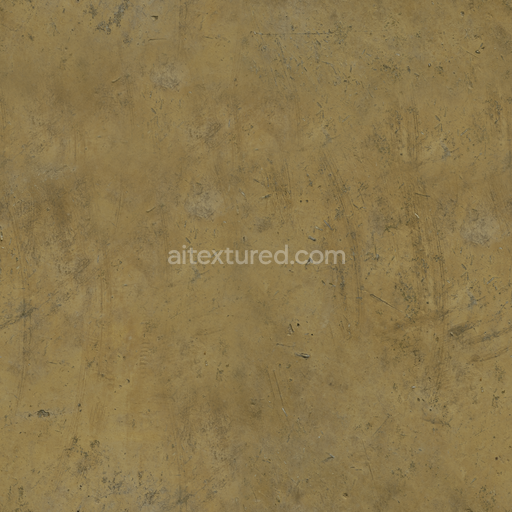 Seamless Yellow Plastered Worn 3D Texture (PBR up to 8K)