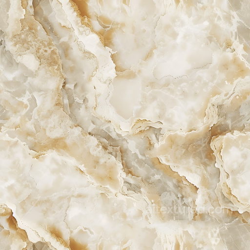 Guatemala Cream Marble PBR Texture with Polished, Cloudy Veins seamless Marble PBR texture