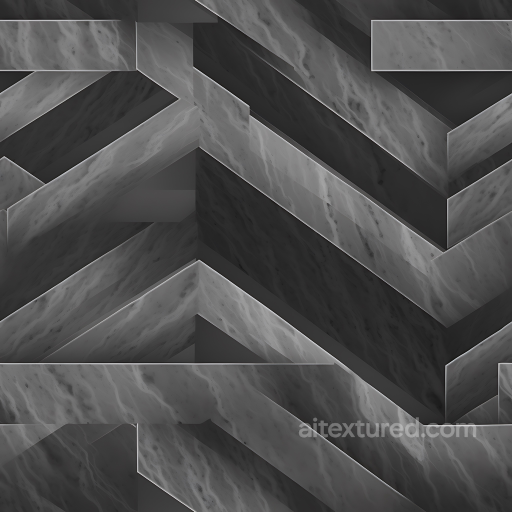 Gray Marble Staircase PBR Texture with Polished Veined Stone seamless Marble PBR texture