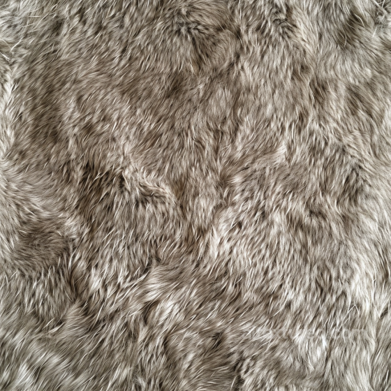 Soft Fur Leather PBR Texture in Natural Light Gray with Realistic Hair Detail Leather texture preview