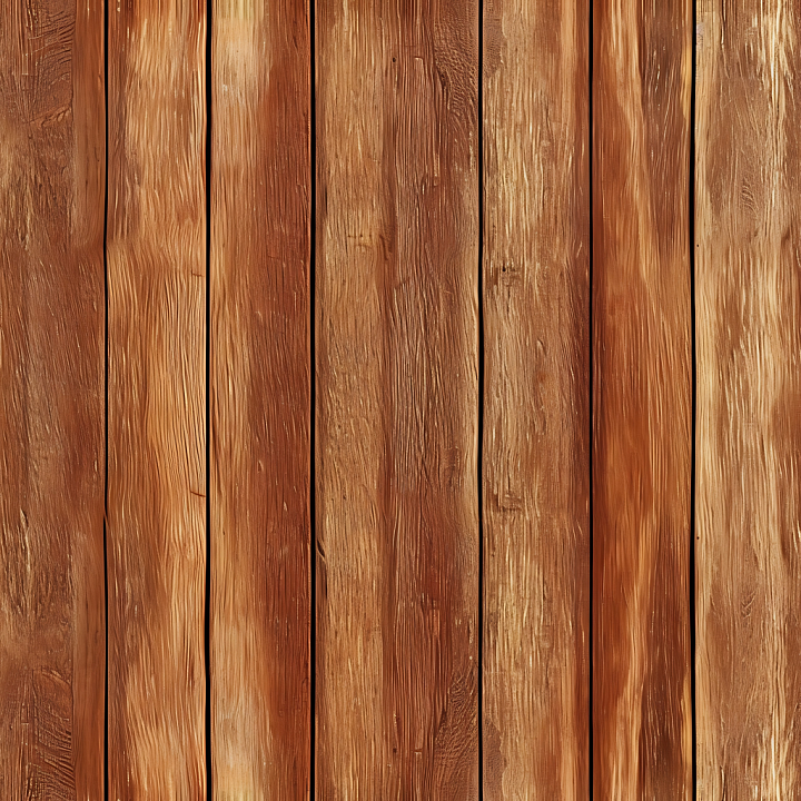 Rustic Pine Wood Planks with Natural Grain and Weathered Look seamless PBR texture preview