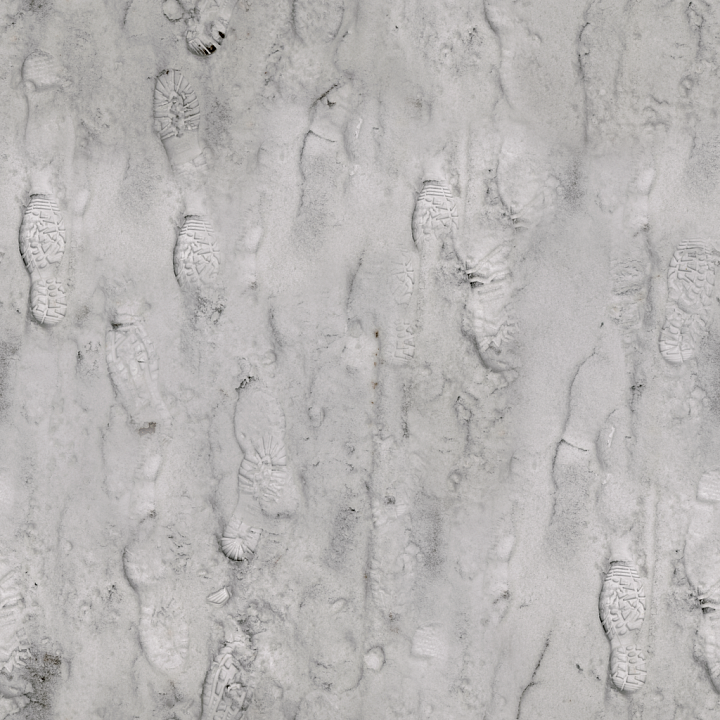 Snow Rough Uneven seamless PBR texture preview