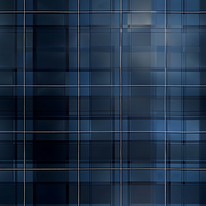 Metal Featuring Blue Plaid Steel Panels with Grid Pattern seamless PBR texture preview