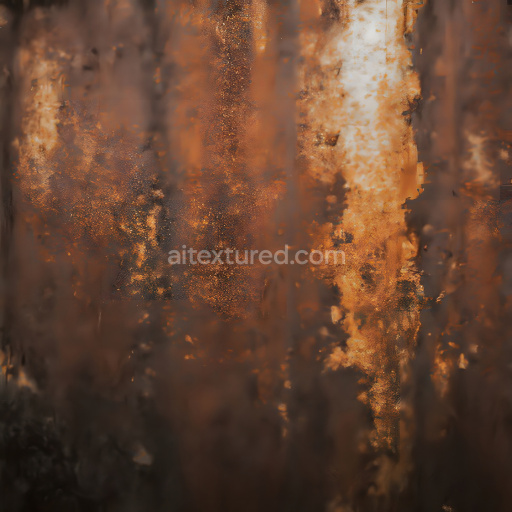 Seamless 3D Rusted Metal PBR Texture with Cracked and Pitted Surface