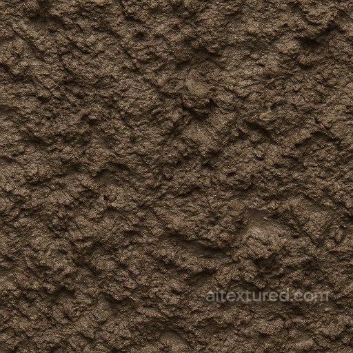 Rough Wet Soil Seamless Texture seamless Sand-soil PBR texture