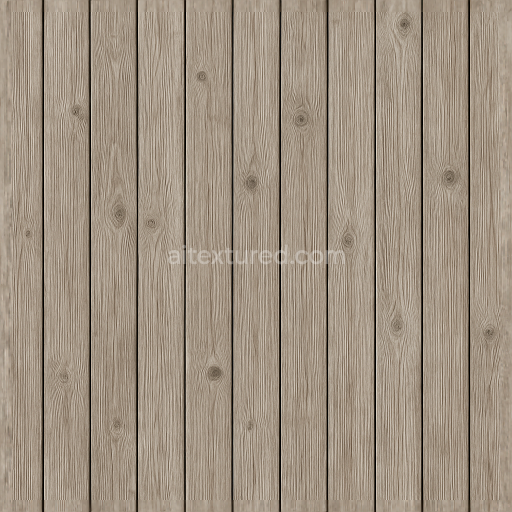Preview — Seamless 3d texture pbr 8k vertical slats wooden fence with sun bleached wood and fence knots