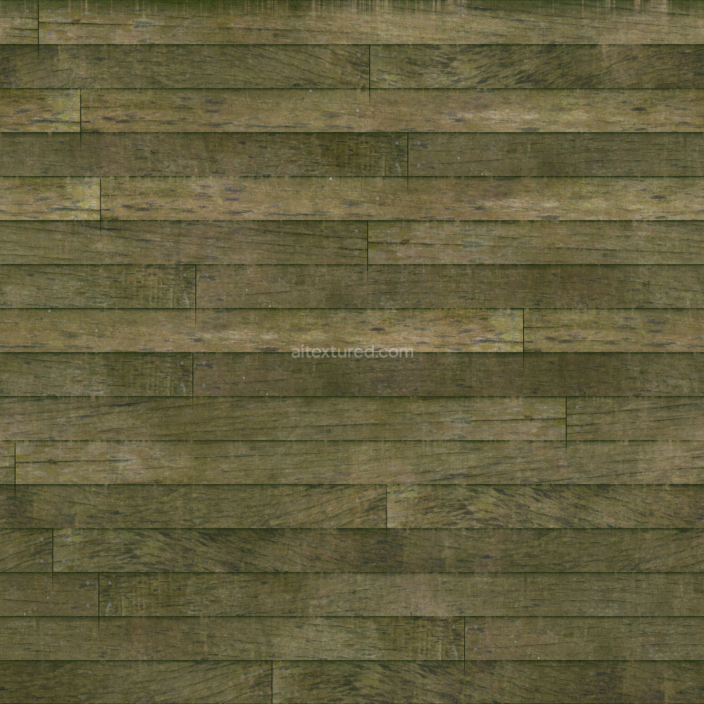 Seamless PBR wood planks texture for 3D applications