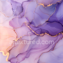 seamless Seamless 3D Alcohol Ink PBR Texture with Purple Hues and Gold Veined Flow texture 8k free download PBR