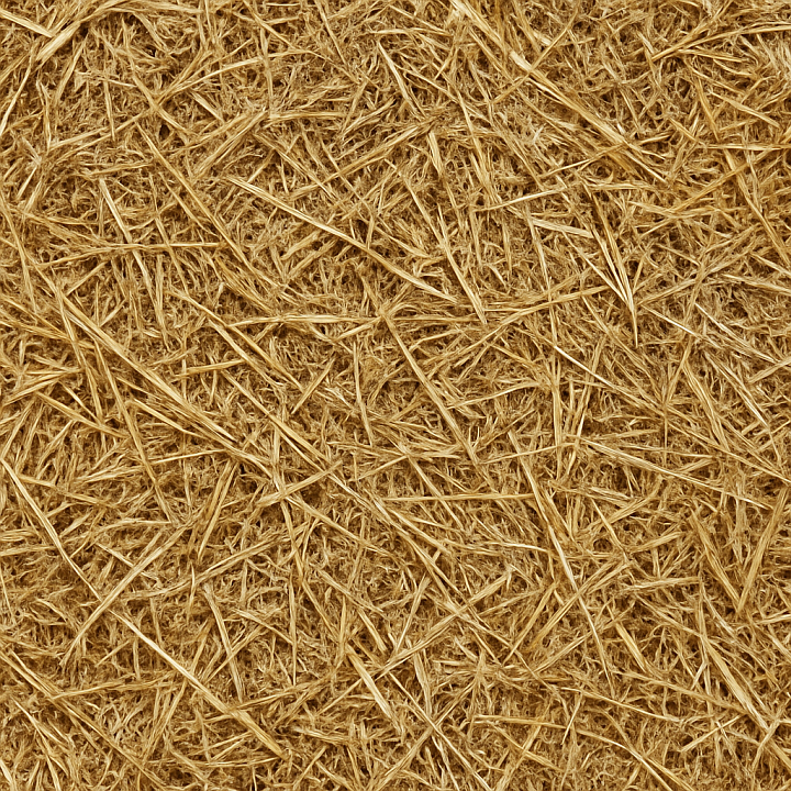 Photorealistic Farm Hay seamless PBR texture preview