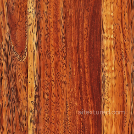 Red Gum Wood Floor PBR Texture with Rich Grain and Warm Tones seamless Wood PBR texture