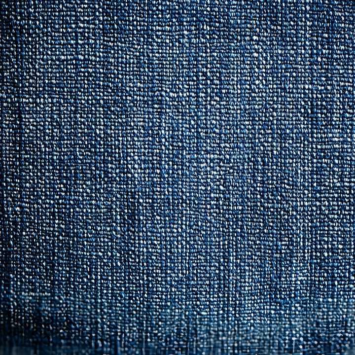Cracked Denim Fabric with Detailed Worn Blue Threads seamless PBR texture preview