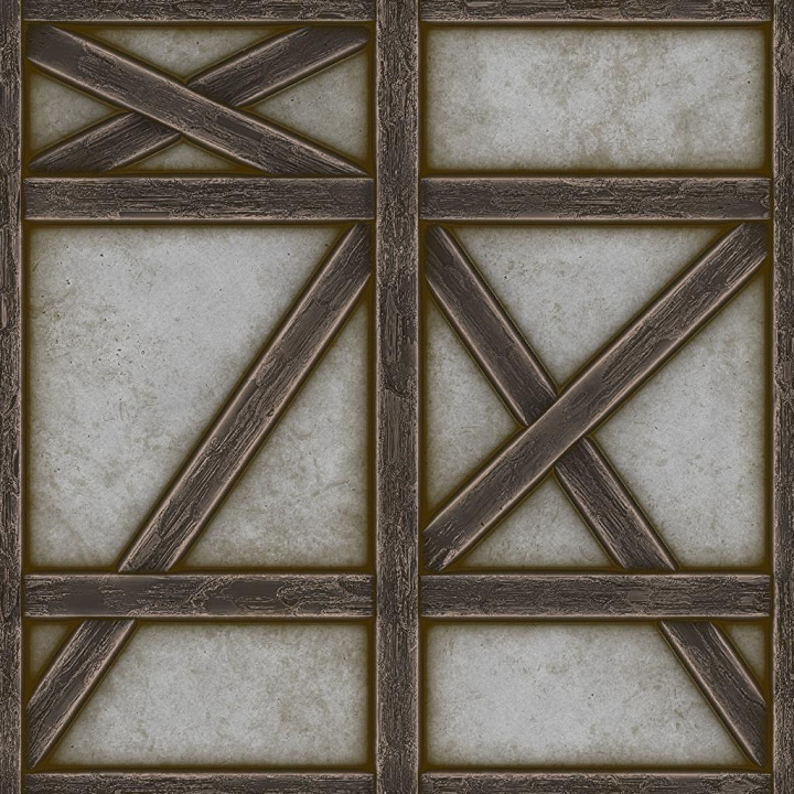 Medieval Timbered Wall Wood seamless PBR texture preview