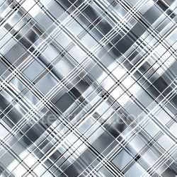 seamless Seamless 3D PBR Plaid Fabric Texture Featuring Grey and White Glossy Stripes texture 8k free download PBR