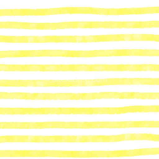 Seamless 3D PBR Texture of Yellow Watercolor Stripes on White Background