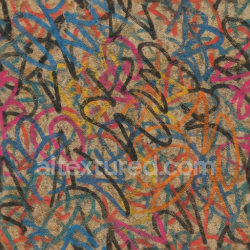 seamless Seamless 3d texture pbr 8k retro graffiti wallpaper with distressed grunge effect texture 8k free download PBR
