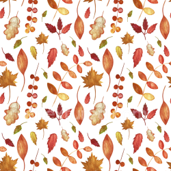 seamless Seamless 3D PBR Texture Featuring Vibrant Autumn Leaves and Berries Pattern texture 8k free download PBR
