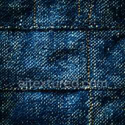 seamless Seamless 3D Cracked Denim Fabric PBR Texture with Detailed Stitching and Faded Worn Look texture 8k free download PBR