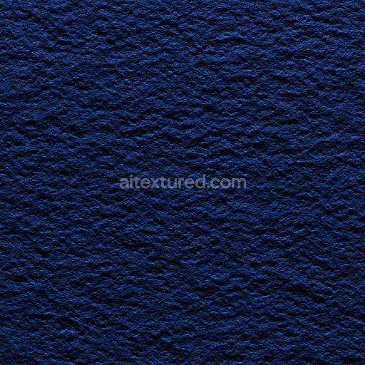 Seamless 3D Felt PBR Texture Featuring Dense Soft Blue Fiber Surface