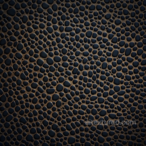 Detailed Black Reptilian Skin Seamless Texture with Scaly Pattern seamless Skin PBR texture