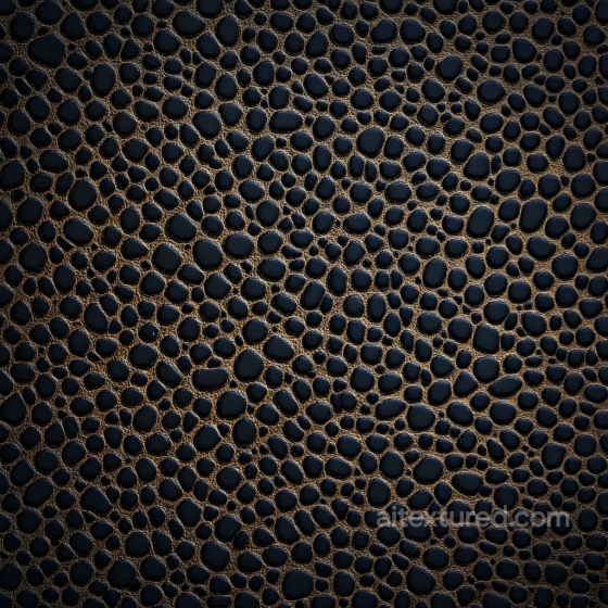 Detailed Black Reptilian Skin Seamless Texture with Scaly Pattern Skin texture preview