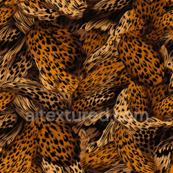seamless Seamless 3D PBR Leopard Print Fabric Texture with Detailed Spot Pattern texture 8k free download PBR