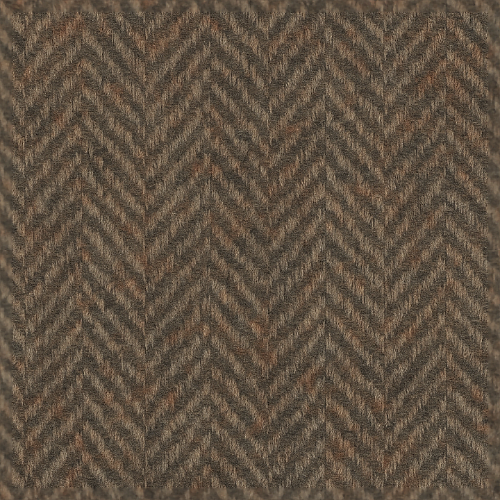 Chevron Houndstooth Wallpaper With Textured Woven Flannel Finish In Mut… seamless PBR texture preview