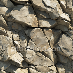 seamless Seamless 3D PBR Cracked Cliff Rock Wall Texture in Warm Beige Tones texture 8k free download PBR