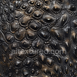 seamless Seamless 3D PBR Texture of Black Steampunk Style Studded Leather with Intricate Grain texture 8k free download PBR